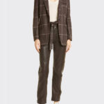 Mia Leather Pants fornt - Leather pants For Womens